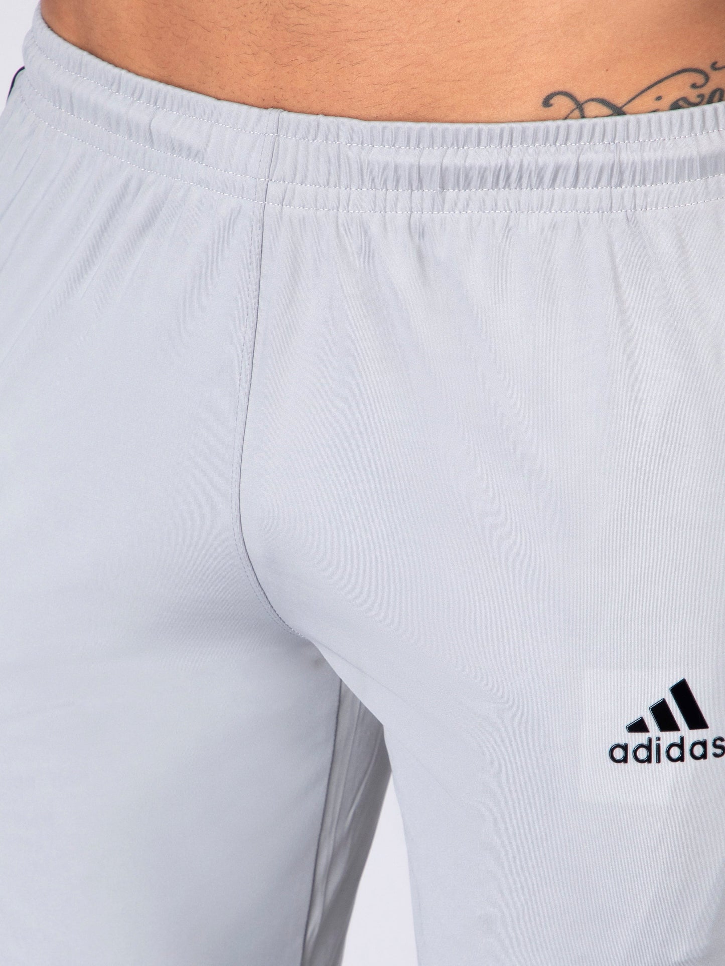 Adidas Solid Casual Men Track Pants color Navy Blue & Grey
